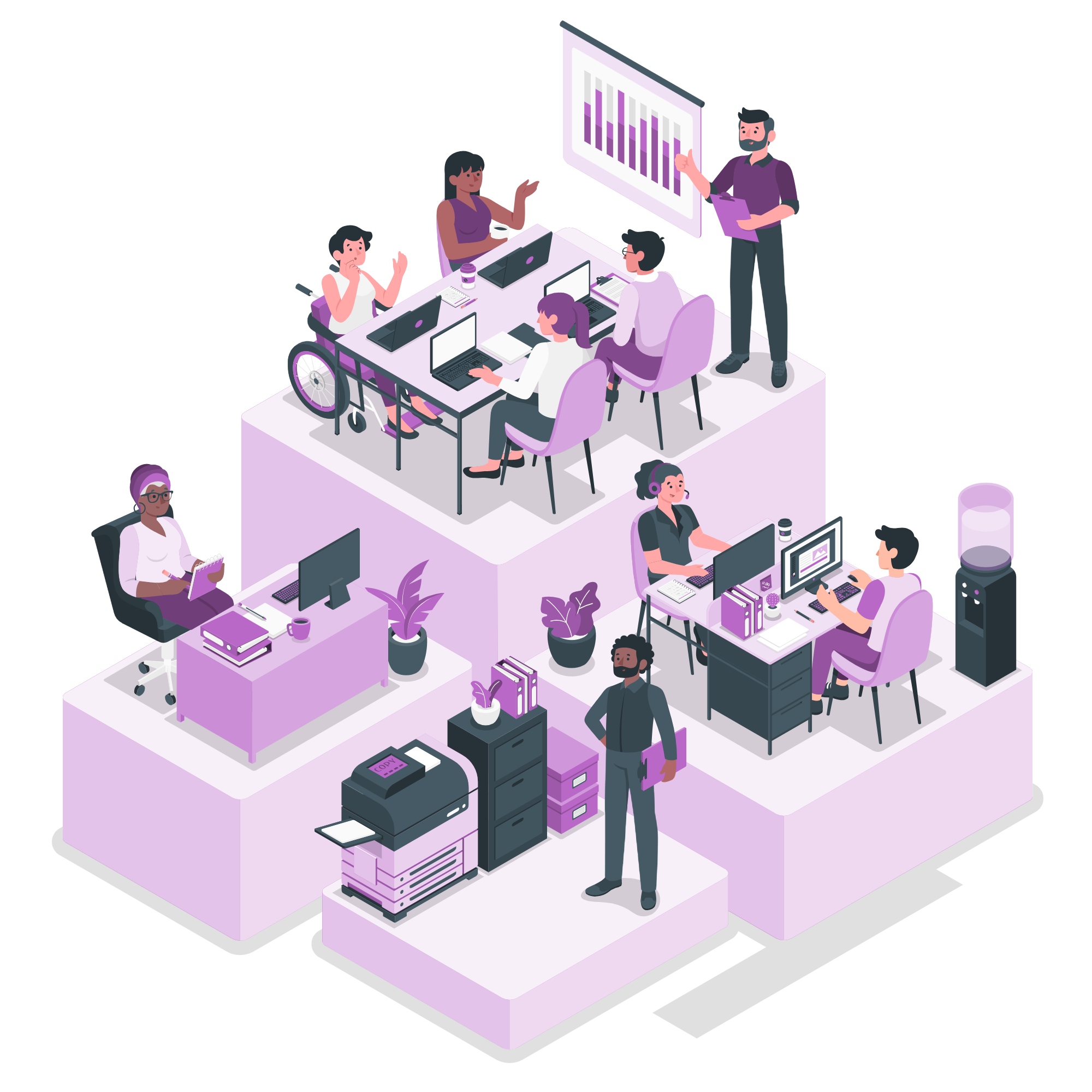 CRM Team Illustration